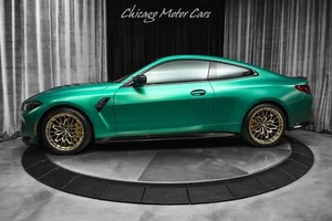 2025 BMW M4 CS Coupe Frozen Isle of Man Green Metallic! Carbon Ceramics - Picture 1 of 40
