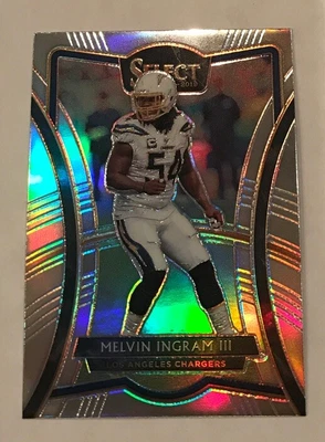 2019 Select Base Premier Level Silver Prizm Refractor #190 Melvin Ingram III - Image 1 of 2