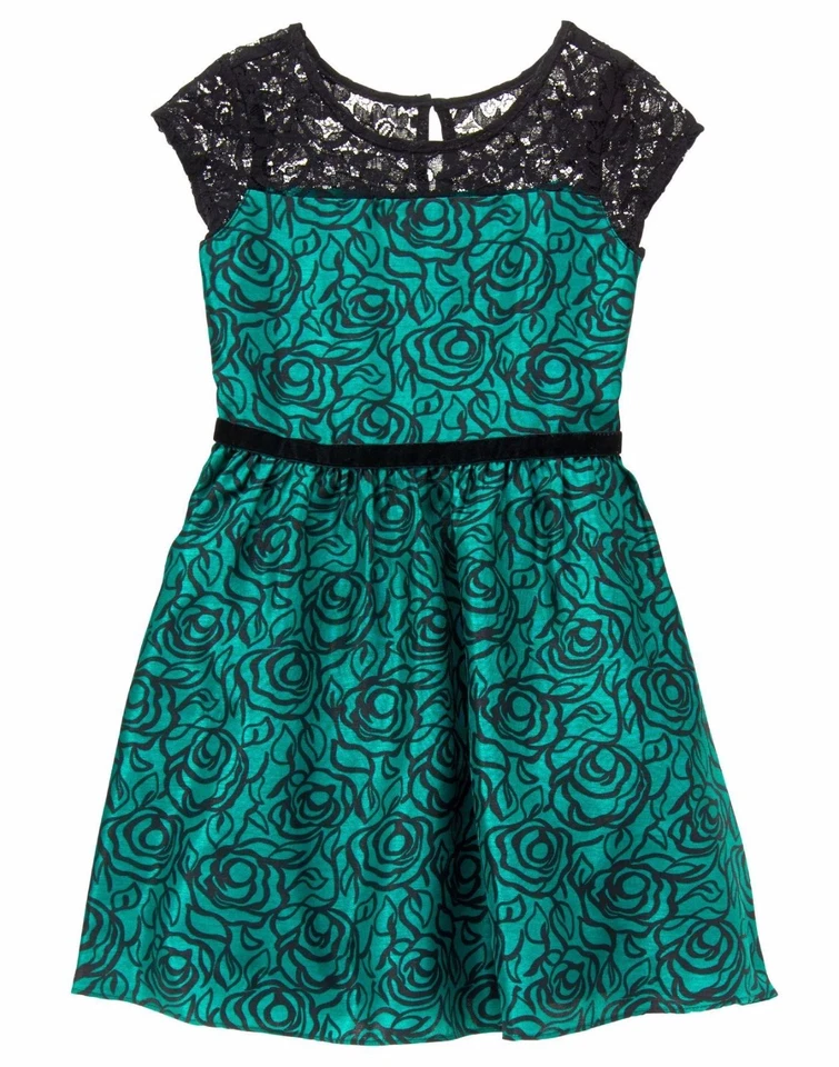 Nuevo con etiquetas Vestido de Encaje Gymboree FIESTA ESMERALDA 5 8 10 $59.95 Verde Formal Boda Fiesta Foto 1 de 1