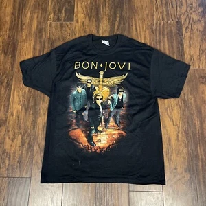 Bon Jovi 2011 US Tour T Shirt Adult XL Double Sided Rock Music Tour Tee - Picture 1 of 11