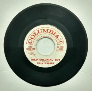 Billy Walker – Charlie's Shoes / Wild Colonial Boy - PROMO - 4-42287 - 45 RPM - Picture 1 of 2