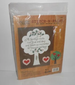Bucilla Galley Crafts Stitch N Paint Kit - TREE Counted Cross Stitch - Picture 1 of 3
