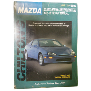 Manual De Gamuza Real De Costura Azul Polaina gear se ajusta Mazda 323 323 F 1995-1998