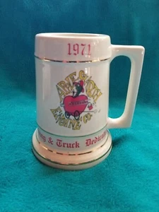 Taza de cerveza vintage Applegarth Engine Co. #1 Monroe Township NJ 1971 Beer Stein - Imagen 1 de 3