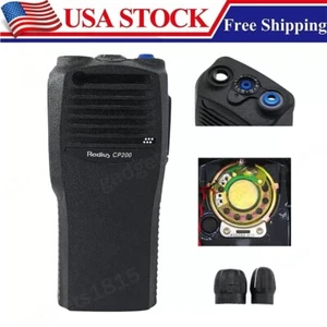 For CP200 Radio Repair Front Housing Case Cover With Speaker Kit Replacement NEW - Zdjęcie 1 z 6
