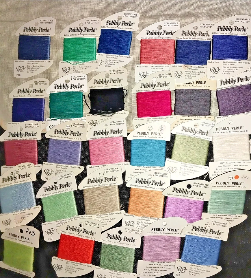 29x Pebbly Perle 4 ply cabled cotton for needlepoint - Image 1 of 2