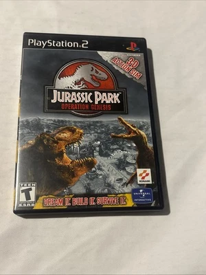 Vintage Jurassic Park: Operation Genesis (Sony PlayStation 2, 2003) PS2 Tested - Image 1 of 4