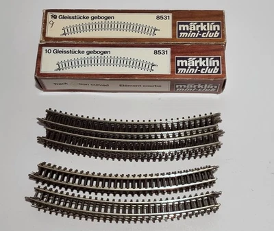 Märklin Miniclub Track Z 8531 - 19 Pieces Curved Track Radius 220 mm with Original Packaging - Image 1 of 4