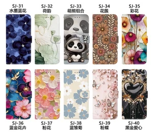 Cat Bear Flower Wallet Phone Case For Samsung A24 A15 A34 A32 A31 A22 Note 20 10 - Picture 1 of 32