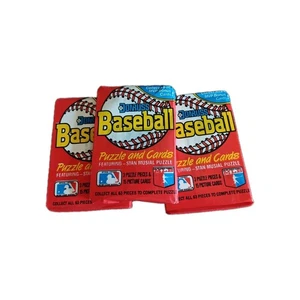 1988 Donruss Baseball 3 WaxPacks versiegelt ungeöffnet 15 Karten und 3 Puzzleteile - Bild 1 von 3