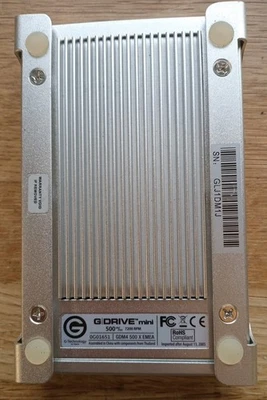 Vintage G Drive Mini 500 GB G Technology Hard Drive In Case Untested - Image 1 of 4