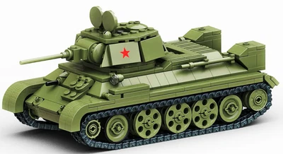 Buildarmy WW2 Soviet T34/76 Medium Tank Brick Model Building Block 800pcs