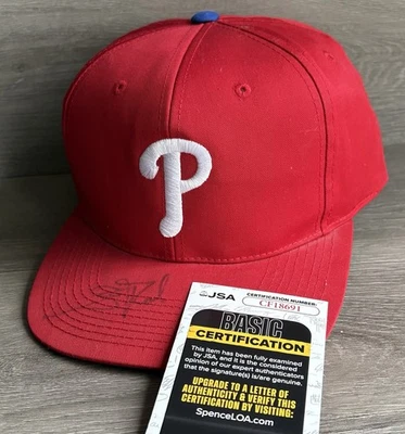 SCOTT ROLEN Autographed Philadelphia Phillies SnapBack Hat ROY HOF (JSA) - Image 1 of 4
