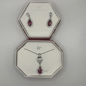 Bomb Party Julio 2025 JUEGO a Juego - Pendientes y Collar - Chapado en Rodio - Imagen 1 de 6