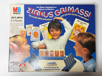 Zirkus Grimassi MB Spiele 1987 80er retro Spiel ab 5 Jahre selten rar komplett - Bild 1 von 3