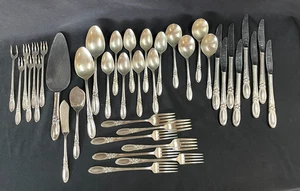 Oneida White Orchid Community Flatware Lot of 40 Pieces - Picture 1 of 12