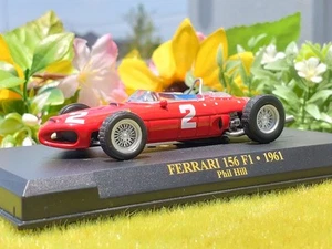 F1  1961 / Ferrari / 156 (Shark nose) / No.2 Phil Hill / 1/43 Diecast Car / PRC - Picture 1 of 19