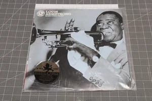 Louis Armstrong Basin Street Blues Clear Blue Vinyl Ltd/1000 Sealed Black Lion - Picture 1 of 4