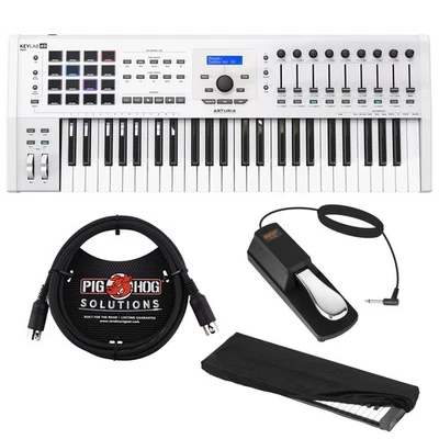 Arturia KeyLab MKII 49 MIDI Controller w/ 6ft Cable, Pedal & Cover (Small) - Image 1 of 4