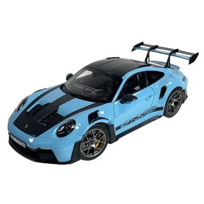 Modellino Auto Norev 1/18 Porsche 911 GT3 RS 2022 Weissach Pack Gulfblue - Immagine 1 di 4