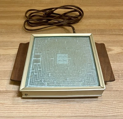 "Bandeja caliente calentador de alimentos automático eléctrico vintage Salton Hotray H-100 - 6"" probado" Foto 1 de 4