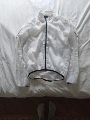 Castelli Men's Cycling Shower/Windbreaker Top Size S White Full Zip - Image 1 of 4