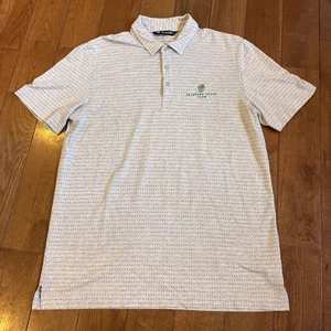 Neu ohne Etikett Travis Mathew Golf Poloshirt "Seabrook Island Club" graue Punkte für Herren Größe L - Bild 1 von 10