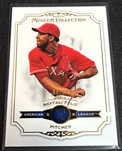 2012 Topps Museum Collection Blue NEFTALI FELIZ #99/99 EBAY 1/1 Bookend Rangers - Picture 1 of 3