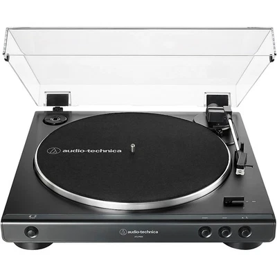 Audio-Technica AT-LP60X Fully Automatic Belt-Drive Stereo Turntable Black - Image 1 of 4