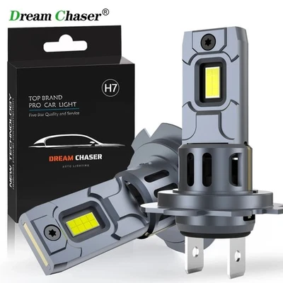 Dream Chaser H7 LED 120W 20000LM 6500K – Ampoules de phares sans fil CSP - Bild 1 von 4