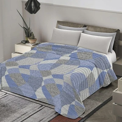 Trapuntino mezza stagione matrimoniale piazza e mezza singolo made in Italy - Immagine 1 di 4