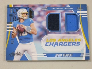 2025 Panini Absolute Tools of The Trade Dual Jersey Justin Herbert 031/249 RC - Picture 1 of 2