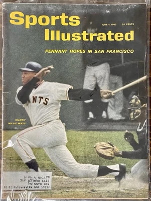 Willie Mays Sports Illustrated San Francisco Giants - June 4, 1962 Edition - Image 1 of 2