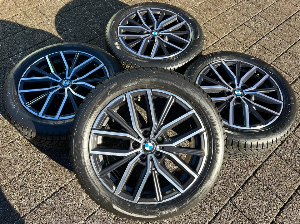 4 ORIGINAL 18" ALU WINTERRÄDER BMW 2ER REIHE ACTIVE TOURER U06 STYLING M838 RDKS - Bild 1 von 4