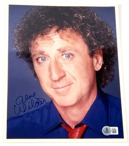 Gene Wilder signed Photo 8x10 Willy Wonka movie star beckett coa - Bild 1 von 9