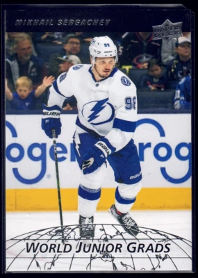 2022-23 Upper Deck Series 2 #WG-7 Mikhail Sergachev World Junior Grads - Image 1 of 2