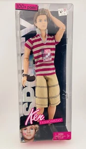 Barbie 100+ Poses! Sporty Ken Fashionistas w Highlighted Hair & Jointed ~New ๐ - Picture 1 of 4