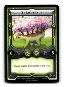 Elestrals Base Set Trading Card Game #BS1-013 Sakurasaur - Picture 1 of 4