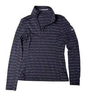 Chaqueta deportiva para mujer Spyder ligera 1/4 con cremallera cuello en T lana multicolor talla 4 - Imagen 1 de 11
