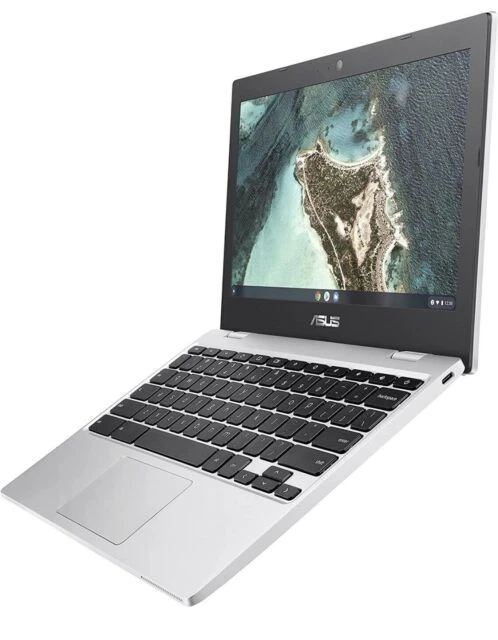 ASUS Chromebook CX1 11.6" (32GB HDD, Intel Celeron N3350, 1.10 GHz, 4GB) Notebook/Laptop - Silver - CX1100CNAAS42