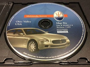 MASERATI NAV GPS DVD CD DISK MAP SIX 6 2018013 6 11/05 OHIO VALLEY USA #CD63 - Picture 1 of 1