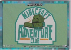 Panini Minecraft 3 Create, Explore, Survive Trading Card No. 234 Zombie Holo - Picture 1 of 2