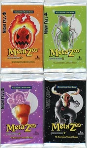 Metazoo Nightfall 1st Edition Booster Pack - Art Set Of 4 - New/Sealed - Picture 1 of 1