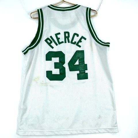 Vintage Paul Pierce Boston Celtics Nike Jersey Size Large White Nba Basketball Cover