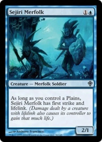4 Sejiri Merfolk ~ Near Mint Worldwake 4x x4 Playset MTG Magic Blue Card Ultimat - Image 1 of 1