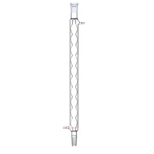 500mm 24/40 Lab Glass Allihn Condenser Ball Shape Column Laboratory Glassware - Picture 1 of 3