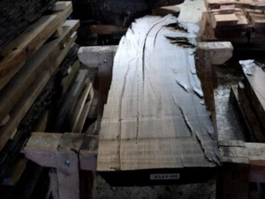 Mooreiche Moorholz 2000 Jh. Drechselholz Waschtisch Bog Oak,99x38/26x8,2cm,6227 - Bild 1 von 2