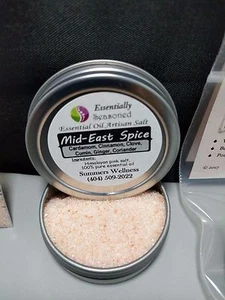*MIDDLE EAST SPICE* Essential Oil Flavored CULINARY Artisan Salt - Picture 1 of 5
