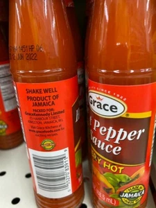 Grace Hot Pepper Sauce 3oz Pack of 4 - Picture 1 of 3