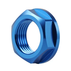 M18XP1.5 Front Axle Shaft Lock Nut Rim For Suzuki DRZ400S DRZ400SM 2000-2024 - Picture 1 of 6